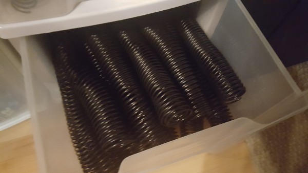 Picture of how I organize my coils